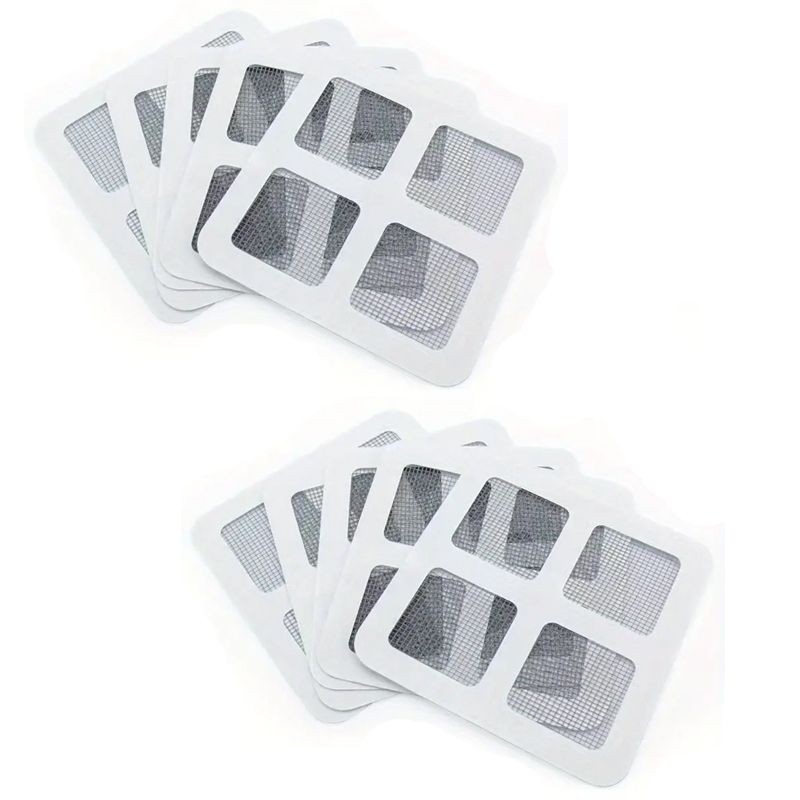 Self-Adhesive Hair Catcher Drain Stickers - 10 piece