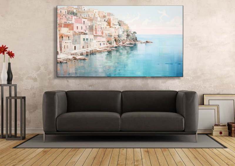 Canvas Wall Art - amalfi Coast Reverie - HC1256