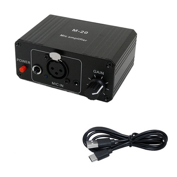 Dynamic Microphone Condenser Mic Amplifier M-20 Audio C