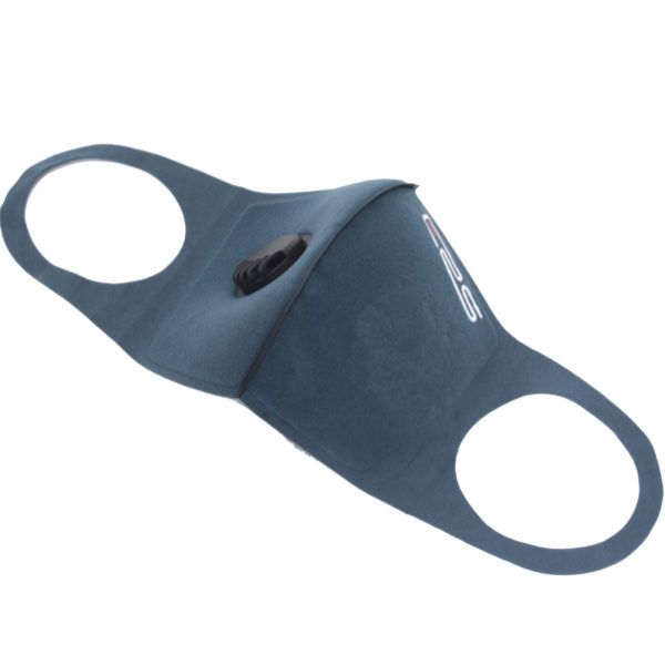 Second Wave ERS Sponge Face Mask with Valve and Replaceable Filter - Navy