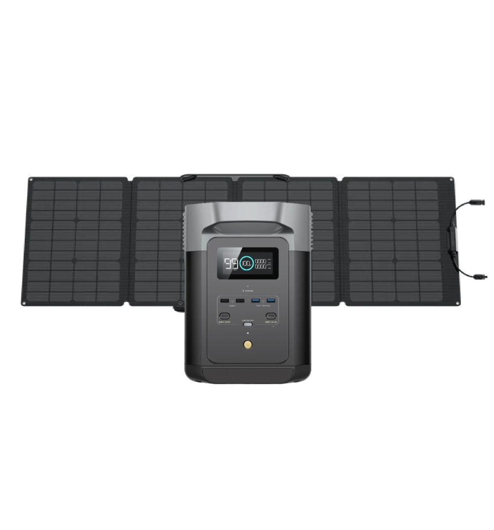 EcoFlow DELTA 2 Portable Power Station Solar Generator with110w Solar Panel