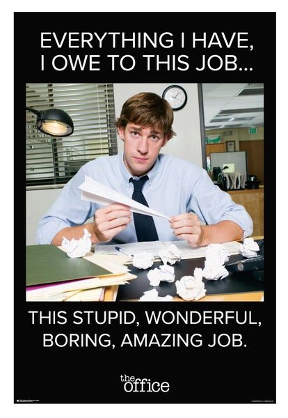 The Office - Jim Quote Poster