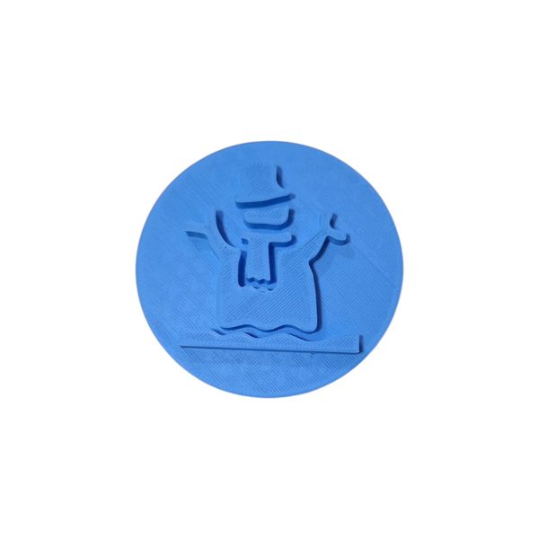 Hubbe Cookie Cutter - Snowman Embosser