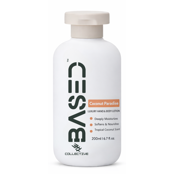 BASED Luxury Hand &amp; Body Lotion 200ml - Coconut Paradise