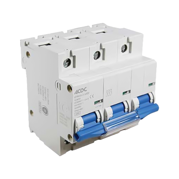 Din Circuit Breaker 3 Pole C-Curve 6KA 100A