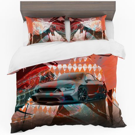 Sports car outlet duvet cover