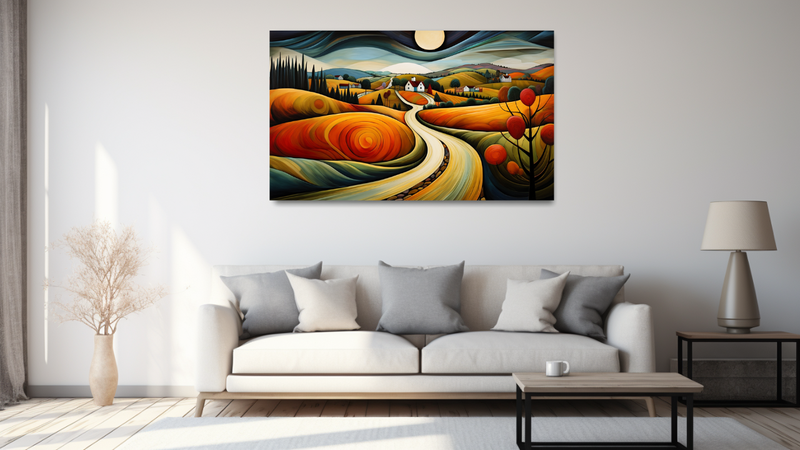 Canvas Wall Art - Country Roads Showcase - HD0341