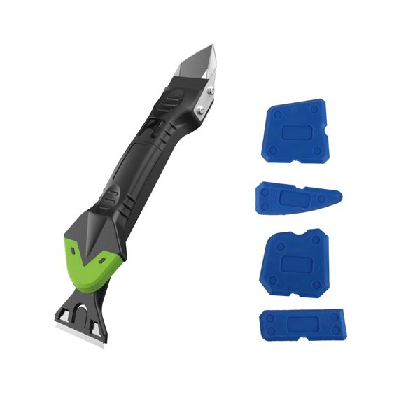 5 in 1 Remover Caulk Finisher Tool Sealant Smooth Scraper