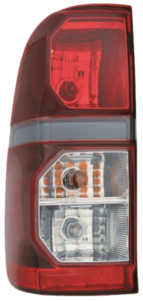 Tail lamp Compatible with Toyota Hilux YN150 2012- Passenger side (Smoked lens)