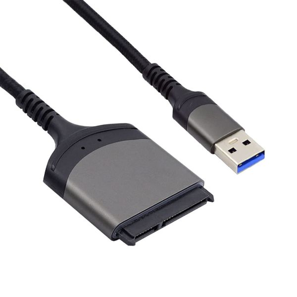 5Gbps USB 3.0 Type-A to SATA 22 Pin Adapter Cable for 2.5" Hard Disk Driver