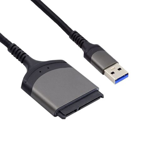 5Gbps USB 3.0 Type-A to SATA 22 Pin Adapter Cable for 2.5" Hard Disk Driver Image