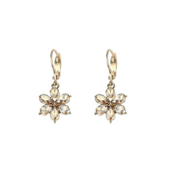 Semiwild - Earrings - Diamanté Daisies - Crystal