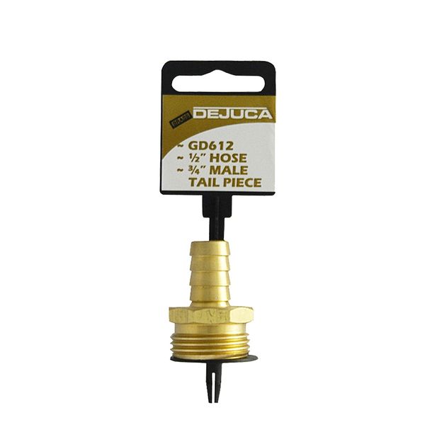 Dejuca - Brass Hose Tail Piece - 12mm x 20mm - 6 Pack