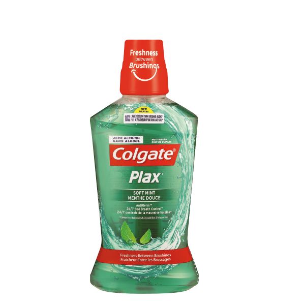 Colgate Plax Mouthwash, Soft Mint - 500ml