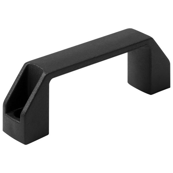 Black 90 mm 8 9 cm hole spacing plastic cabinet drawer pull handle