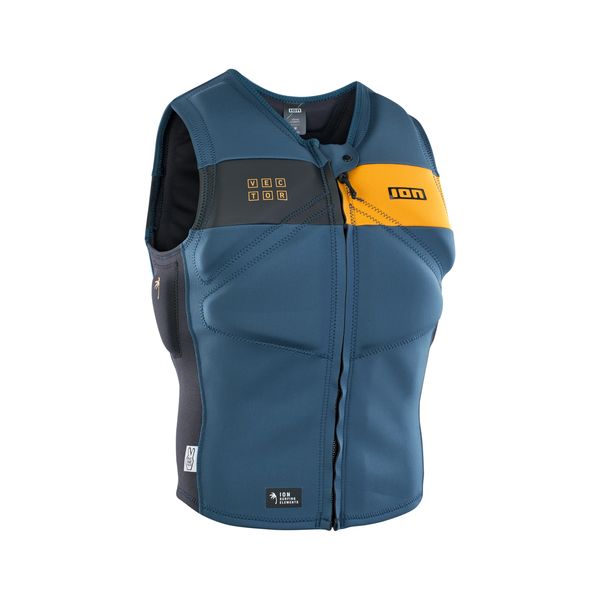 ION Water - Impact Vest Vector Vest Amp - Petrol - Front Zip