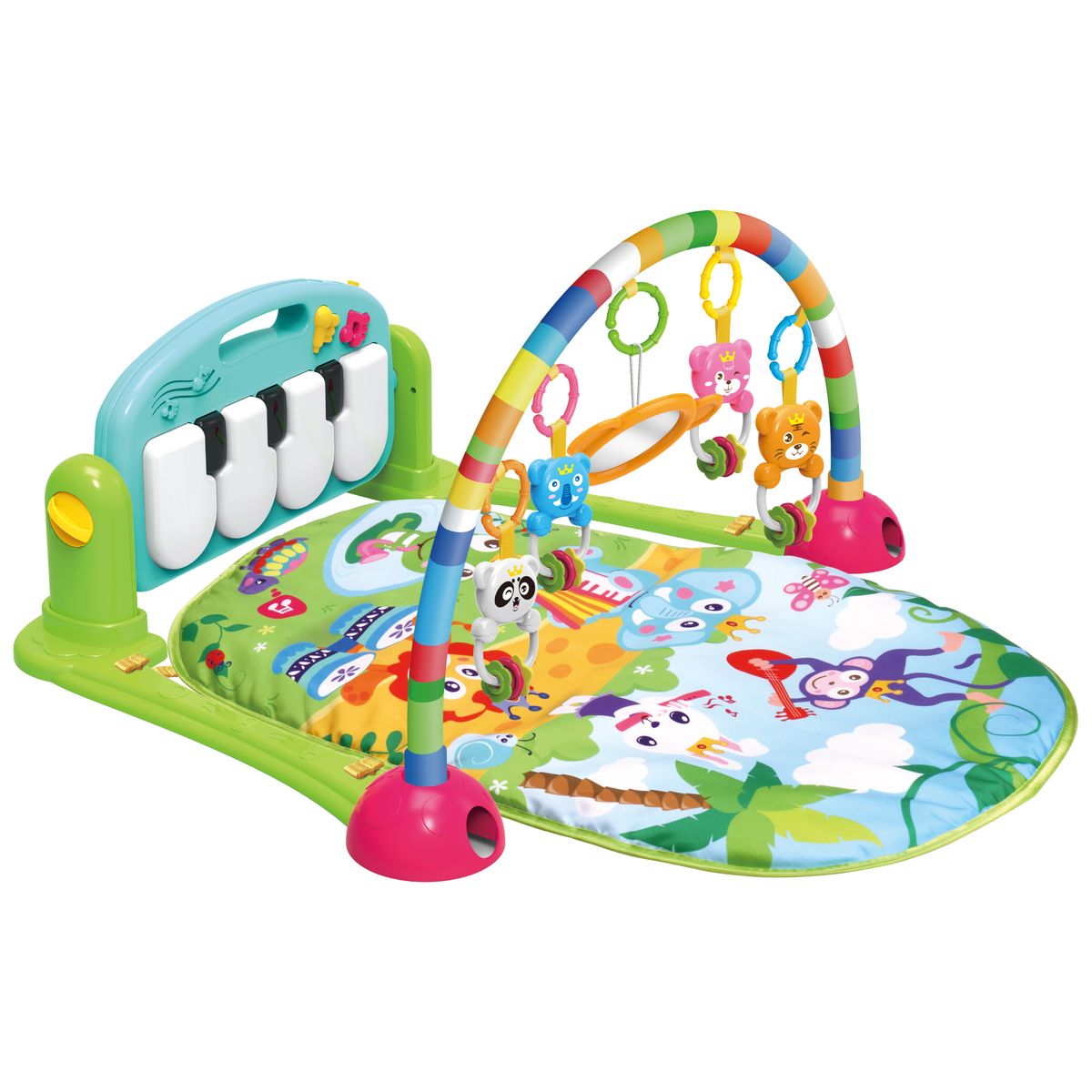 Multifunction Musical Piano Baby Play Gym Mat with Hanging Toy Shop