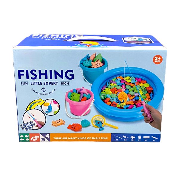 28 Piece Fishing Game Set for Kids