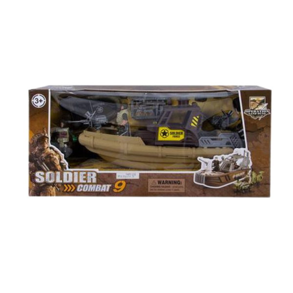 Boys Soldier War Playset Combat 32cm