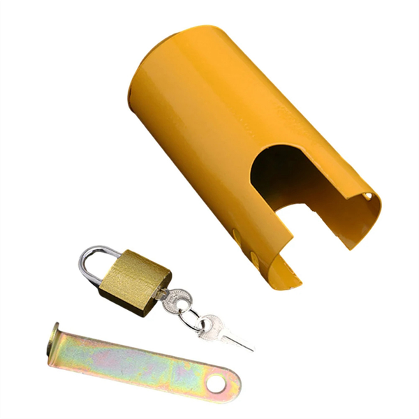 Faucet Protection Lock with Key Anti-Theft Outdoor Compatible with None