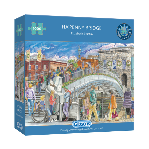 Gibsons - Ha'penny Bridge - 1000 Piece Jigsaw Puzzle