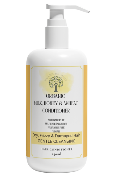 Natures Bio-Valley Milk, Honey &amp; Wheat Sulphate Free Conditioner - 250ml