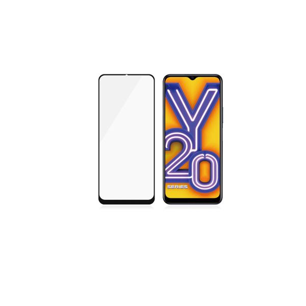 Tempered Glass Screen Protector compatible with vivo Y20