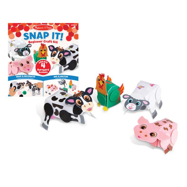 Melissa &amp; Doug Snap It Craft Kit - Barnyard