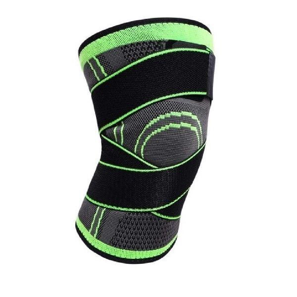 Medium Knee Brace - Compression for Men and Women - Green.
