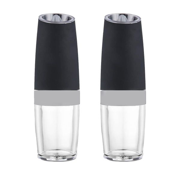Gravity Electric LED Salt and Pepper Grinder - Set of 2