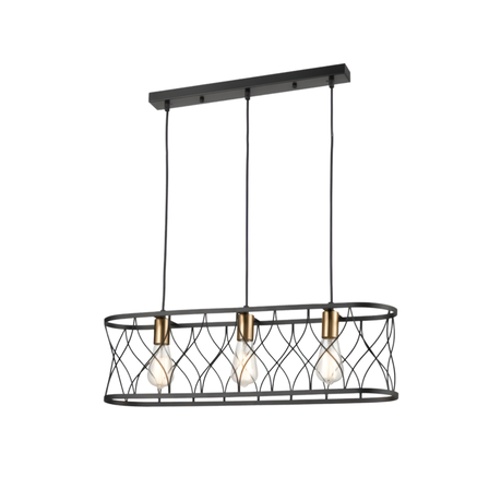 3-Light Modern Metal Hanging Pendant Lamp For Living Room M113-3 Image