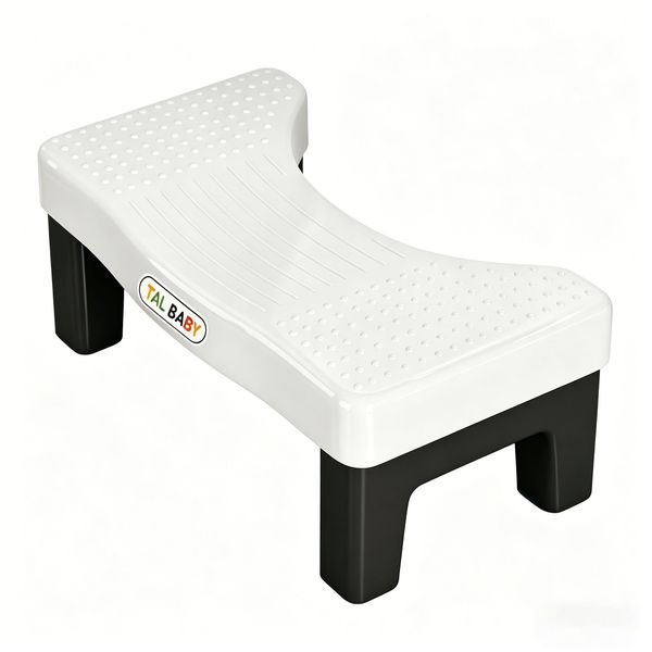 Squatting Toilet Stool 12.7 Inch Non-Slip Bathroom Step Stool