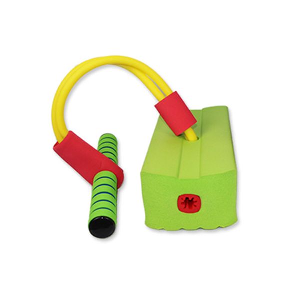 Children Frog Jumping Toy Sound Bounce Shoes - Green