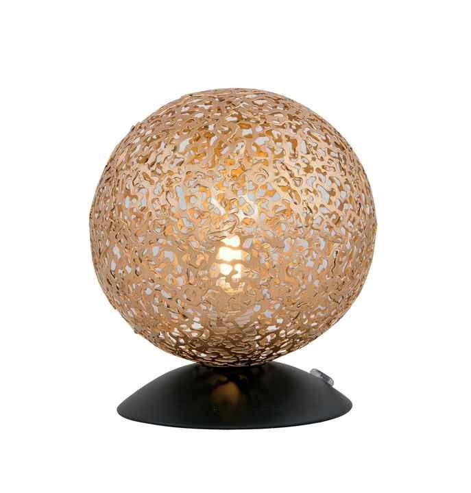 Small, Decorative, Globe Shaped Table Lamp For Bedroom, Guest Room