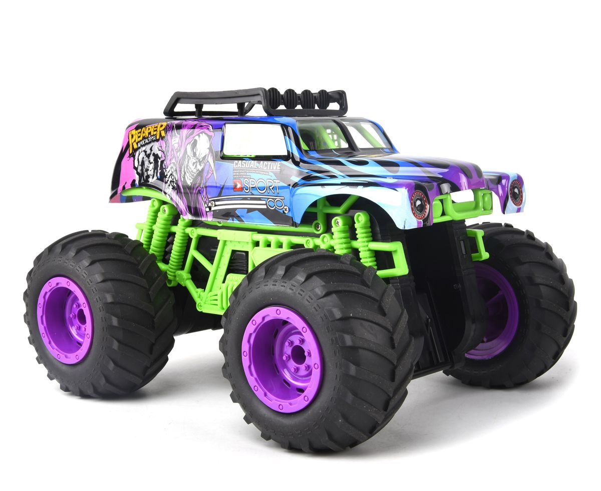 RC Leading 1/14 R/C 31cm Reaper Monster Truck Stunt Car 2.4GHz USB