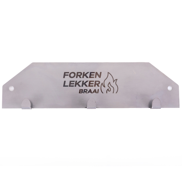 Forken Lekker Braai - Braai Tool Wall Hanger (Stainless Steel) - 300mm