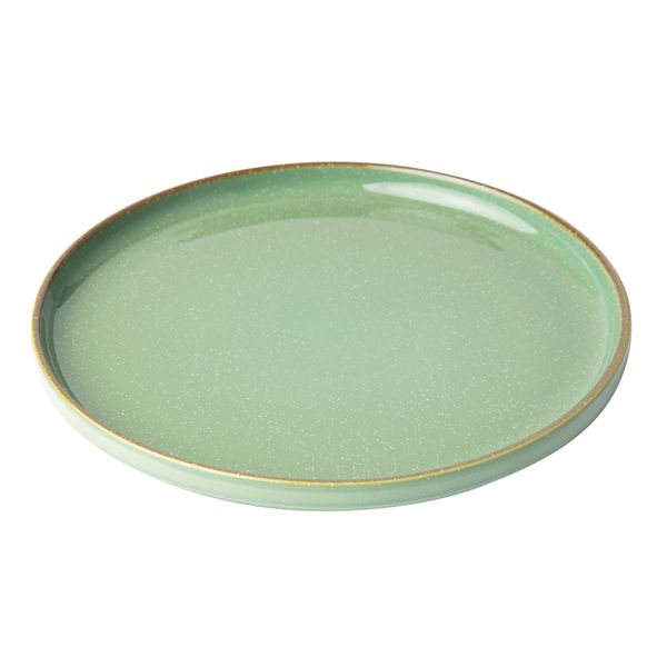OMADA Flat Stackable Green Dinner Plate