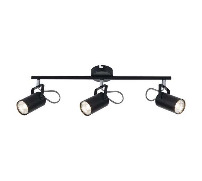 Lighting 3 Light Spotlight Black 50 W