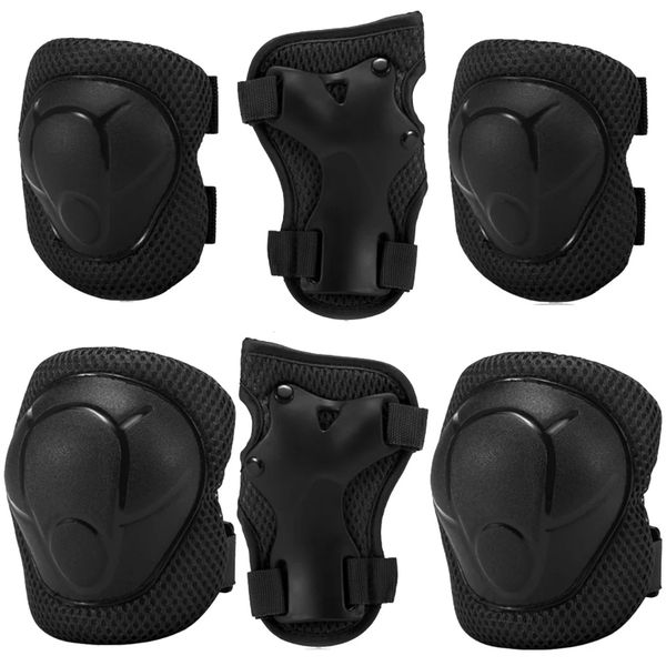 6 Piece Knee - Elbow &amp; Wrist Guard Set for Children - 2-7yrs - 15-35kg