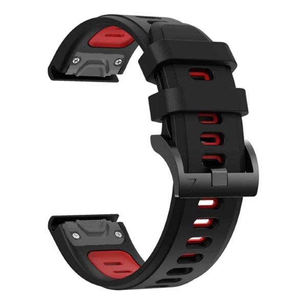 FocusFit QuickFit 22mm Silicone Strap for Garmin Fenix 7/6/Instinct/Descent
