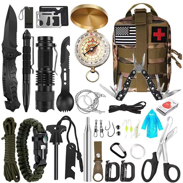 Tactical Survival Multi-Function Kit - Set of 21-008-ACU- Grey
