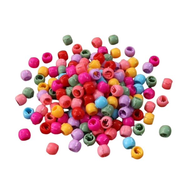 Girls Cute Hair Bead Clips - 80 Pieces