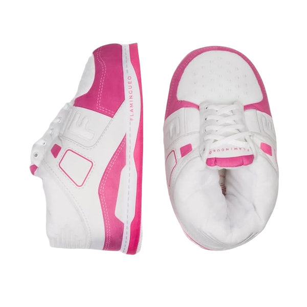 Giant Sneaker Slippers - Smiles - Pink &amp; White Glow in the dark - One Size