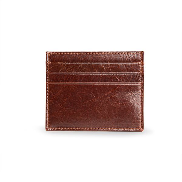 Genuine Leather Slim Wallet Cardholder