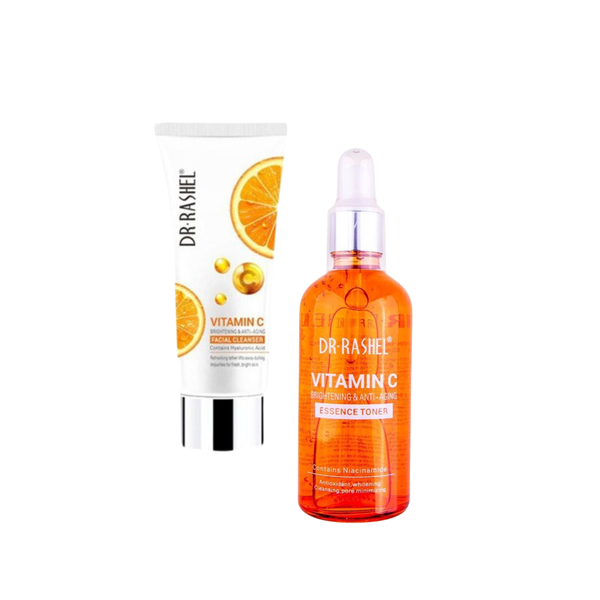 Dr Rashel Vitamin C Facial Cleanser &amp; Essence Toner Set