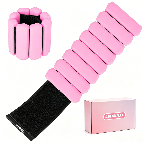 2lb Wrist Weights Set of 2, Wearable Arm &amp; Leg Weights for Women &amp; Men