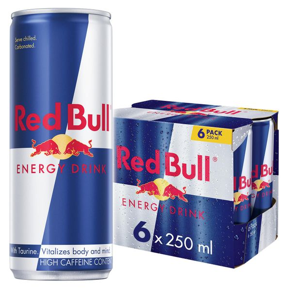 Red Bull, Energy Drink 250ml 6 pack
