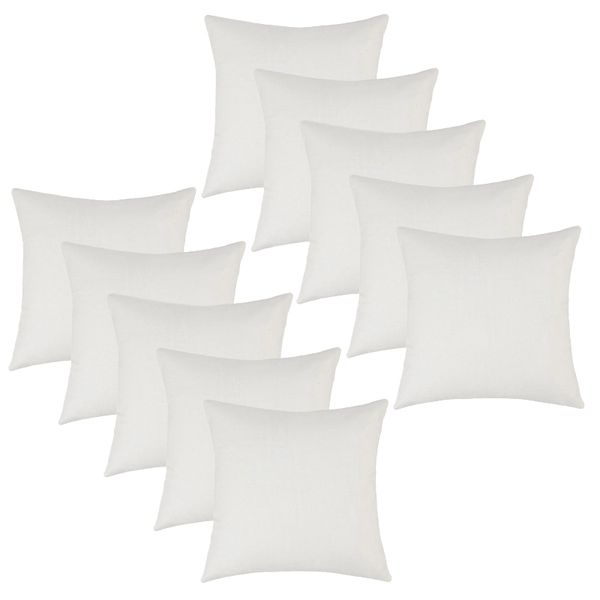 Pack of 10 Sublimation Polyester Zipper Throw Pillow / Cushion Case