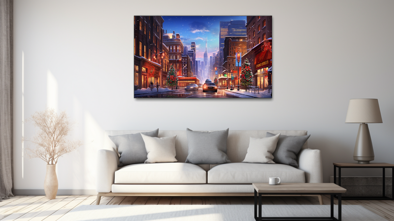Canvas Wlla Art - Cityscape Illustration - MT0246