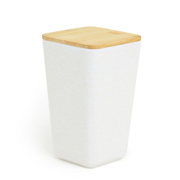 George &amp; Mason - Cream Bamboo Fibre Storage Container - Large